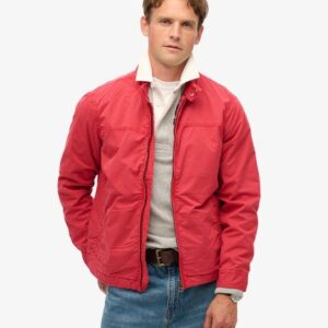 Superdry Mannen Klassieke Harrington jas Rood