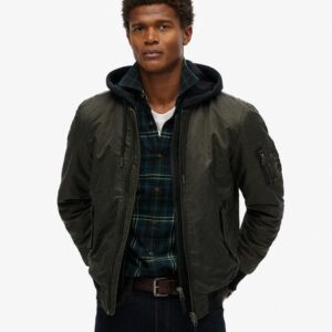Superdry Mannen Military MA1 Bomberjack Groen